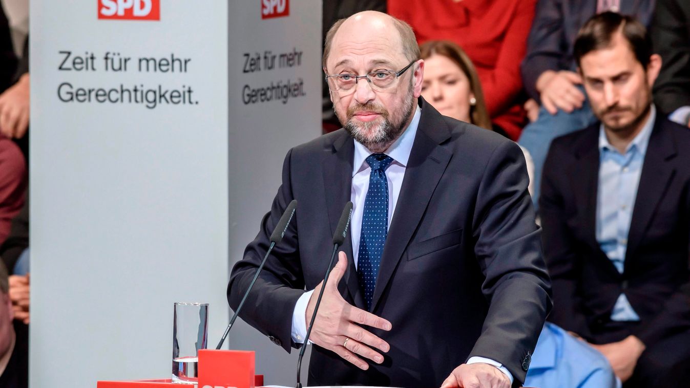 Martin Schulz a német szociáldemokraták kancellárjelöltje 