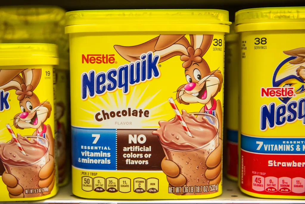 a 80-as évek népszerű termékei, Nesquick kakaó 