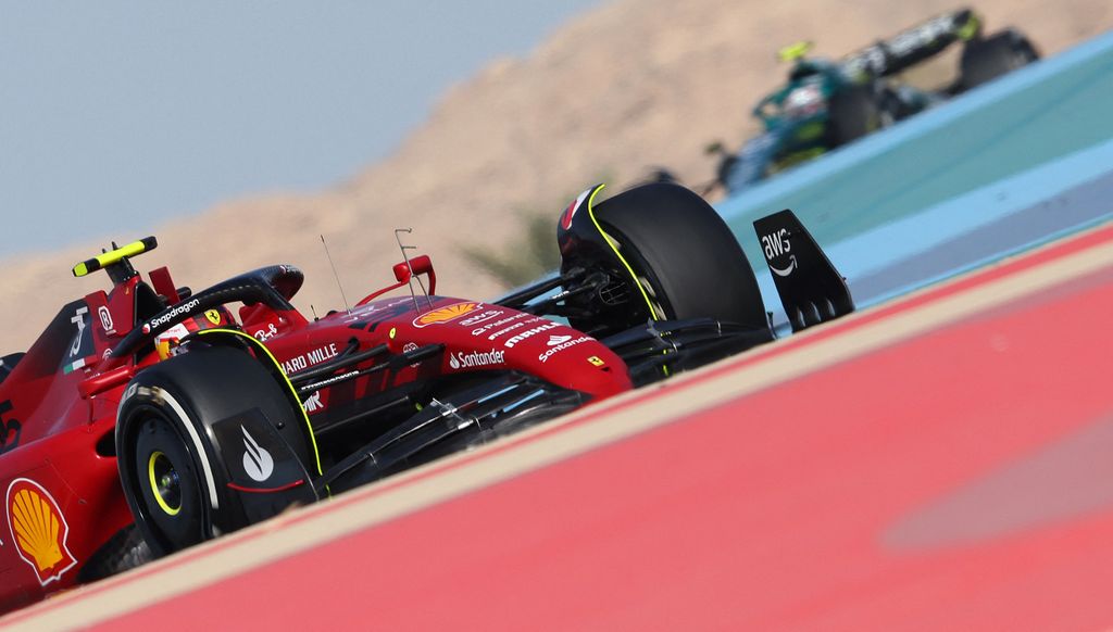 Forma-1, Bahreini Nagydíj, péntek, Sainz, Ferrari 