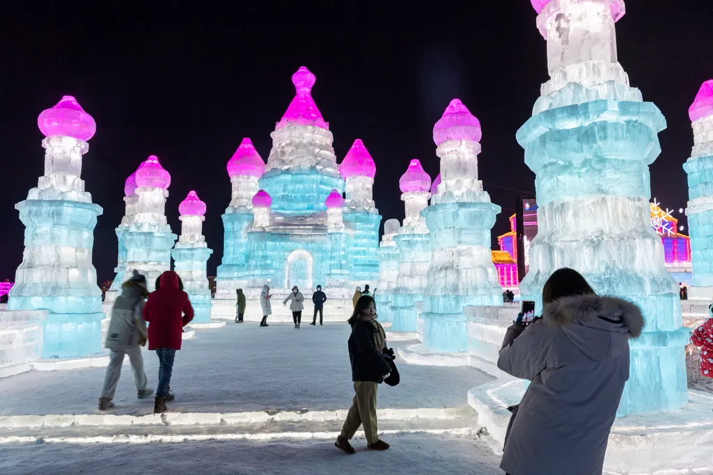 Harbin jég- és hószobor fesztivál, 2023, galéria 