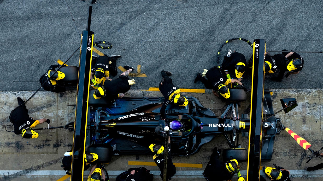 Forma-1, Daniel Ricciardo, Renault, Barcelona teszt 5. nap 
