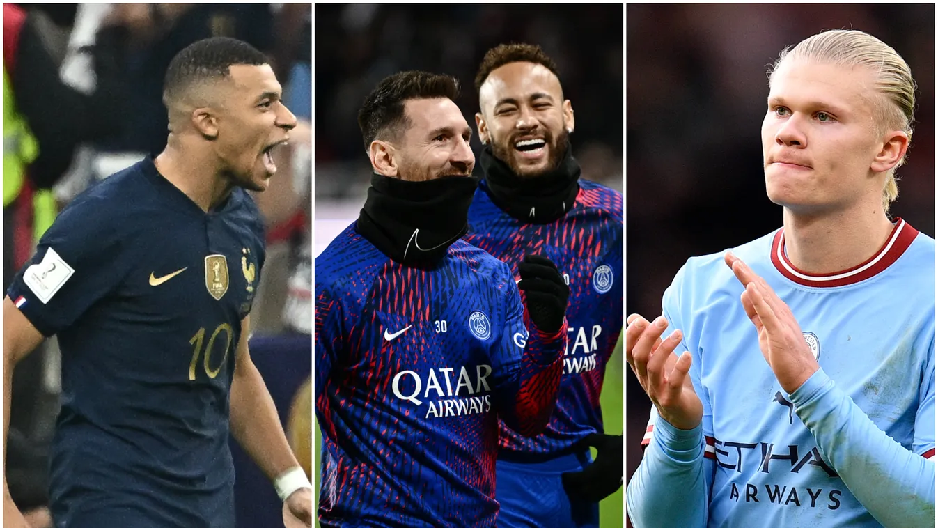 Messi, Mbappe, Neymar, Haaland 