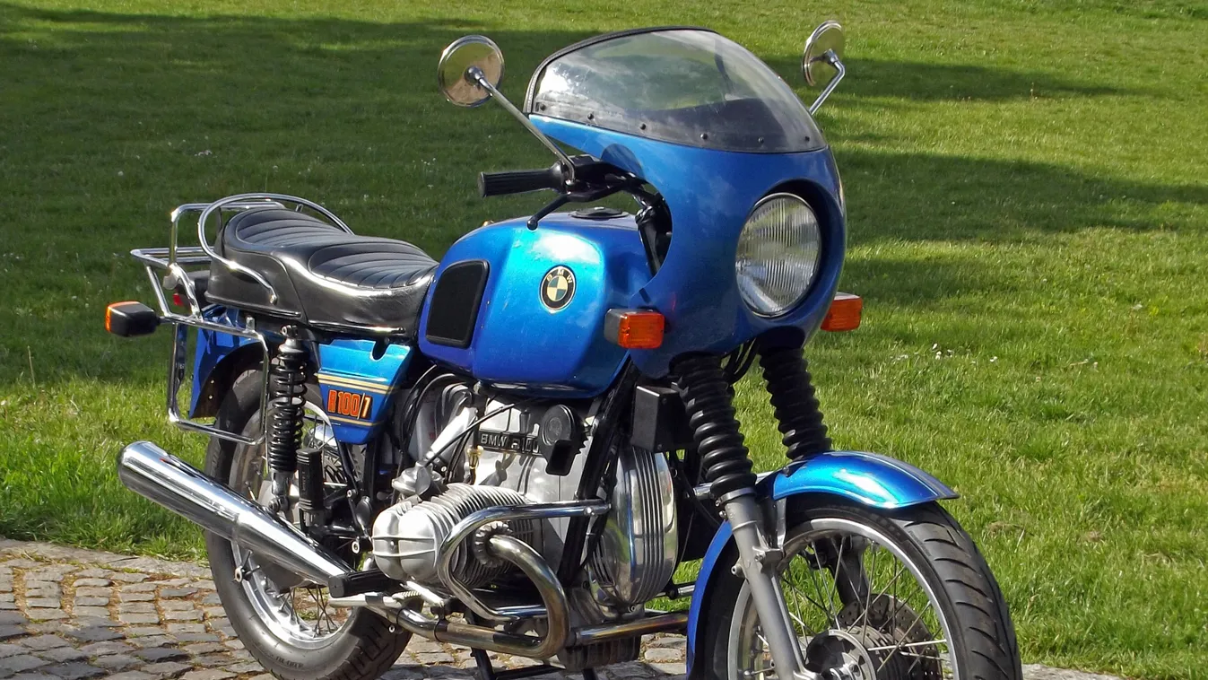 BMW R100/7 veteránteszt 