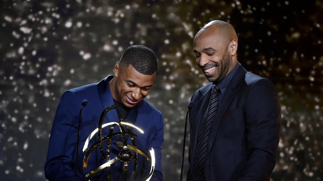 Horizontal VERTICAL full length FOOTBALL SPORTS AWARD TROPHY SIDE BY SIDE 