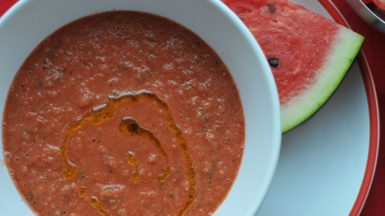 görögdinnye gazpacho leves nyár 