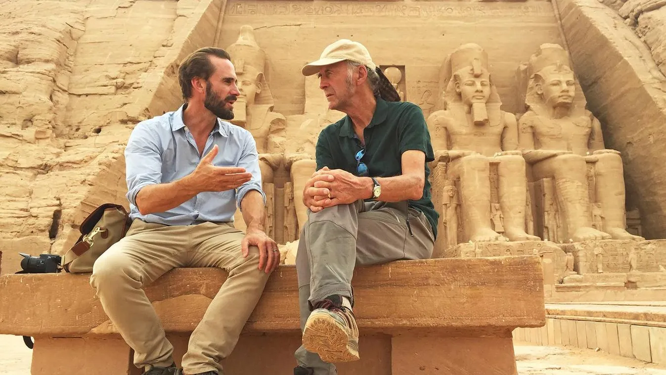 Egyiptomban Sir Ranulph Fiennes-zal 