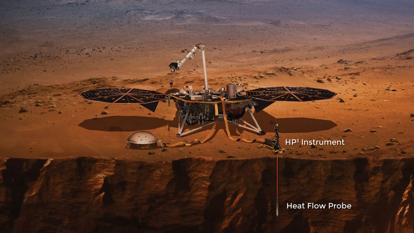 HP3 (Heat Flow and Physical Properties Probe) robotvakond Mars 