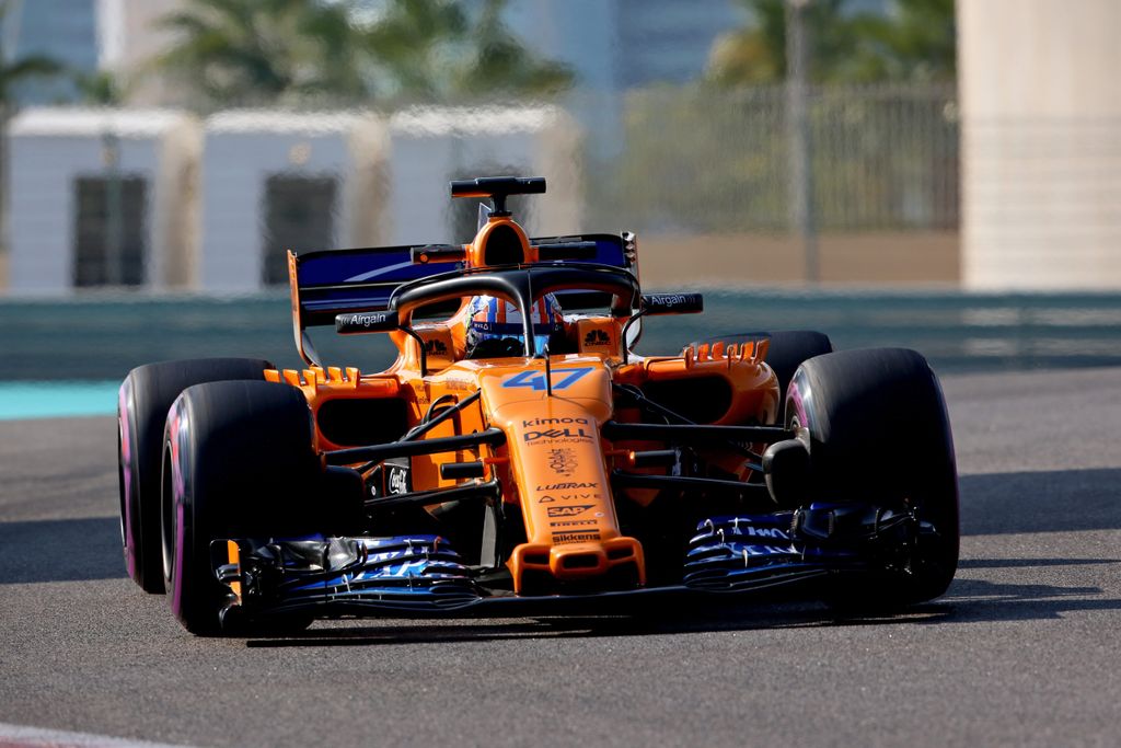 Forma-1, Lando Norris, McLaren Racing, Abu-dzabi teszt 