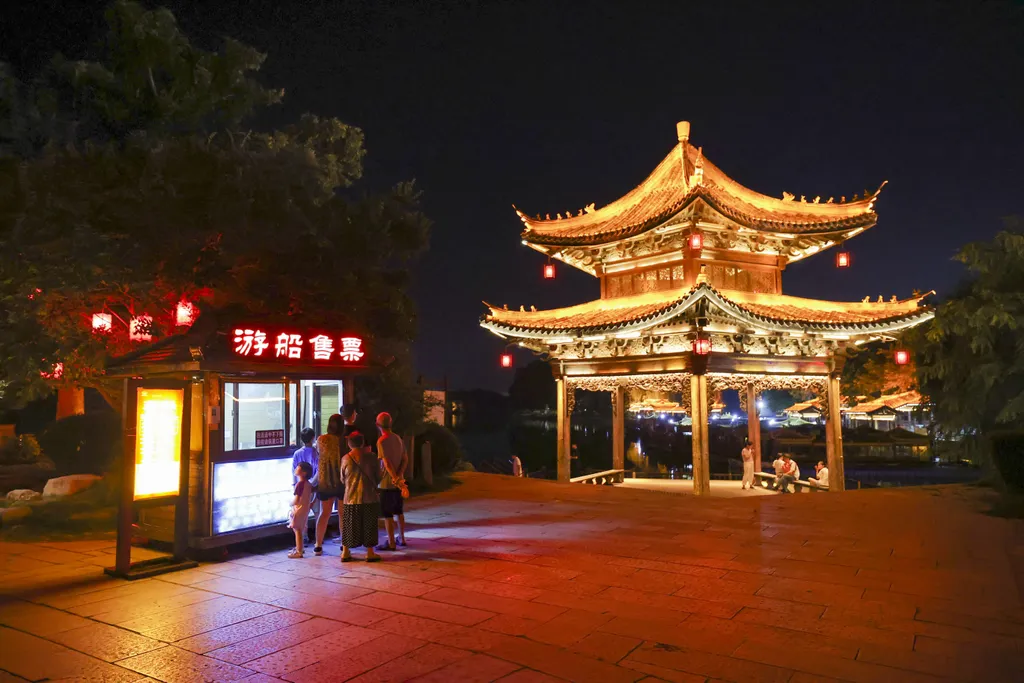 Tajercsuhang Tai'erzhuang ancient town Kína 