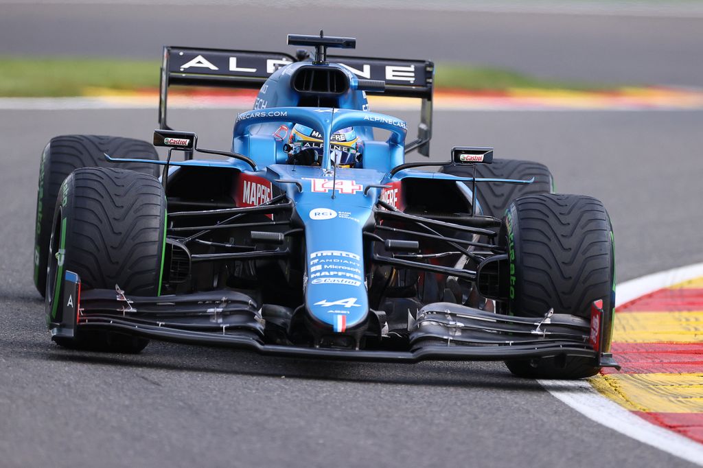 Forma-1, Belga Nagydíj, péntek, Fernando Alonso, Alpine 