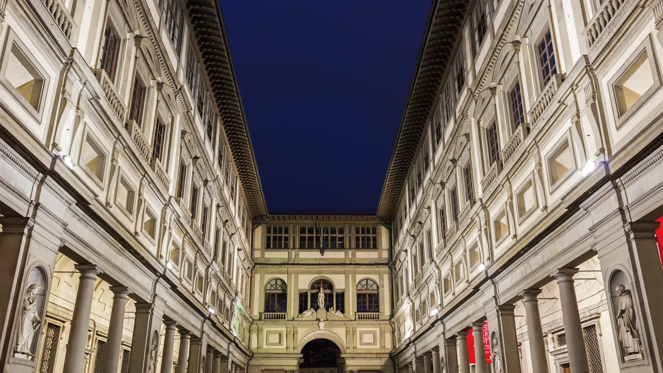 Uffizi Gallery Museum, Florence, Firenze, Uffizi, múzeum, galéria 