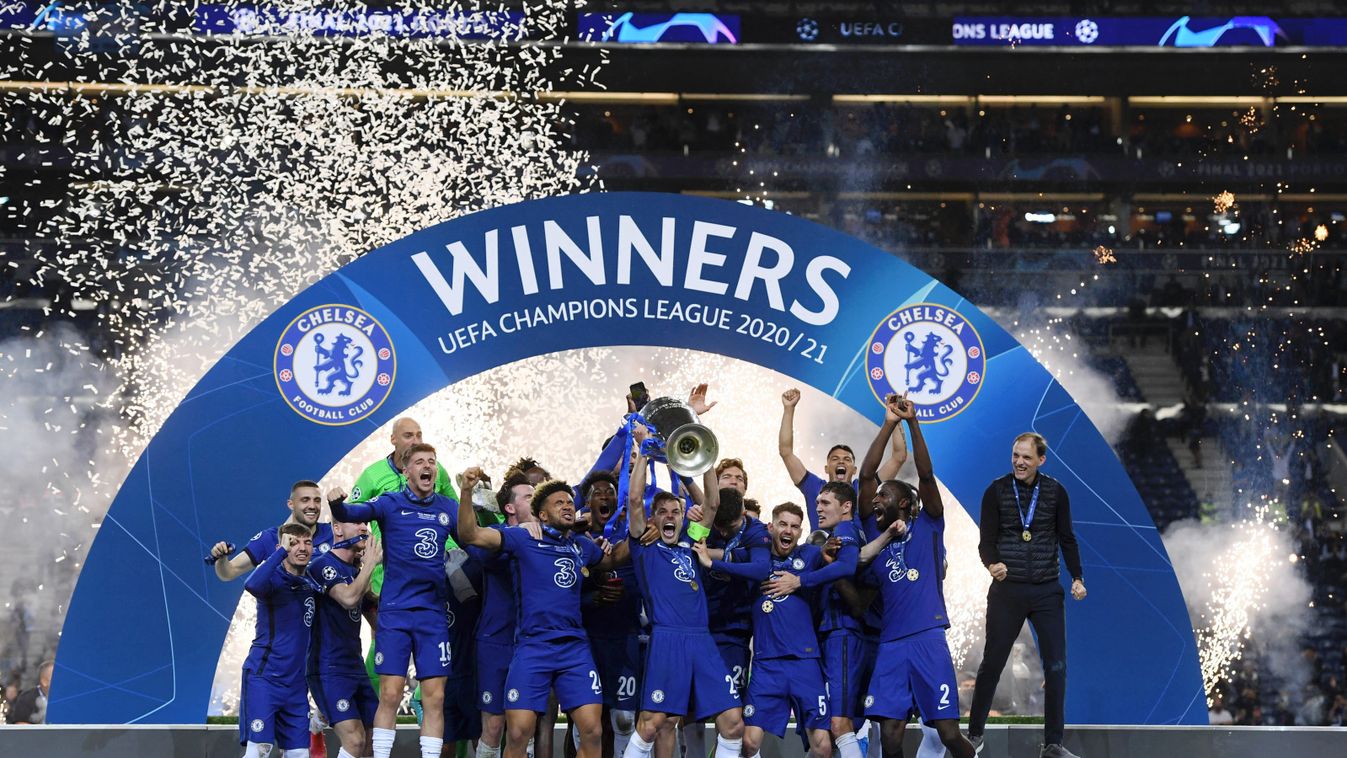 Chelsea win Champions League title 2021,Chelsea,Porto,Portugal,sports Horizontal 