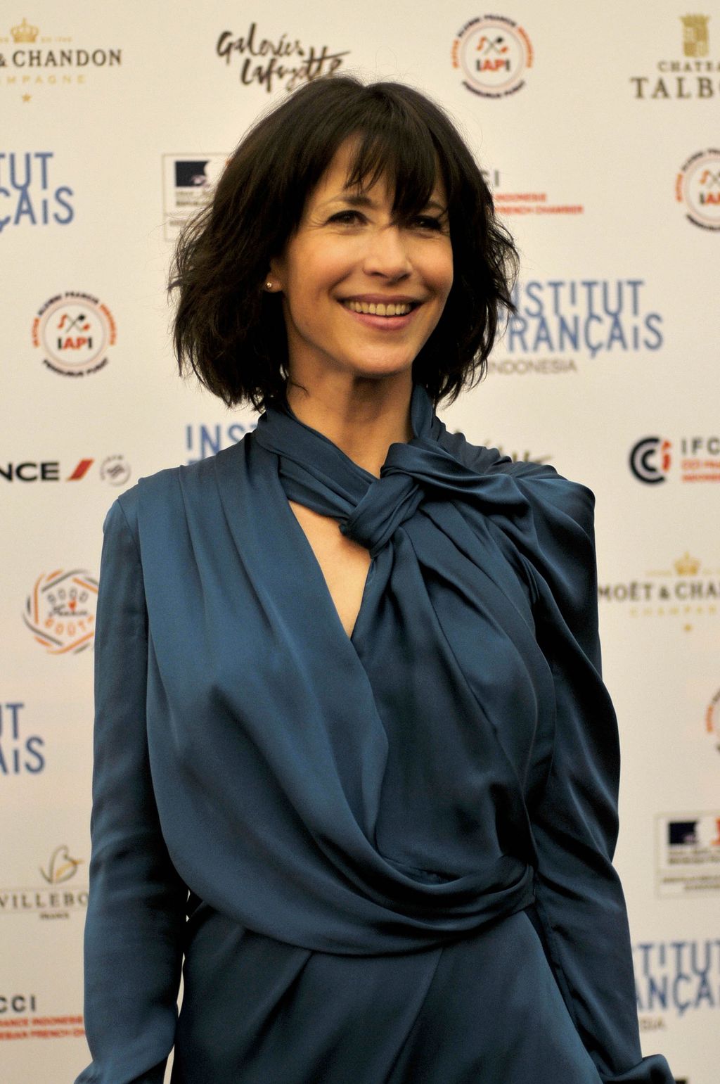 French Actress Sophie Marceau Visits Indonesia HALFSHOT 