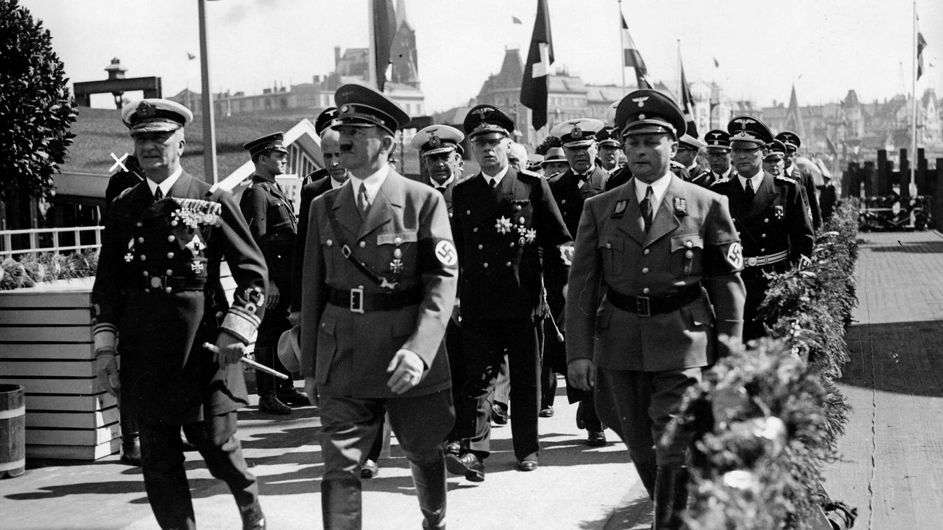 Horthy és Hitler tárgyalása Klessheimben, német megszállás 