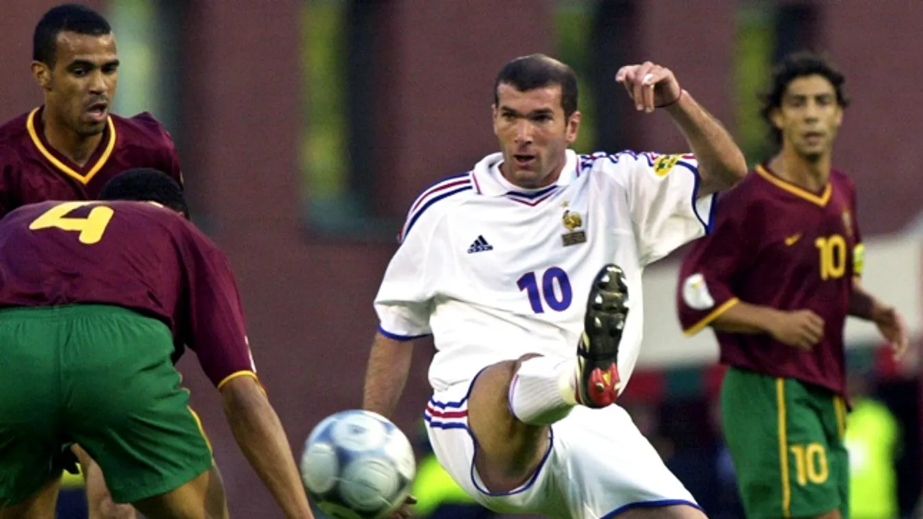 Zidane, francia portugál döntő, foci eb 2000