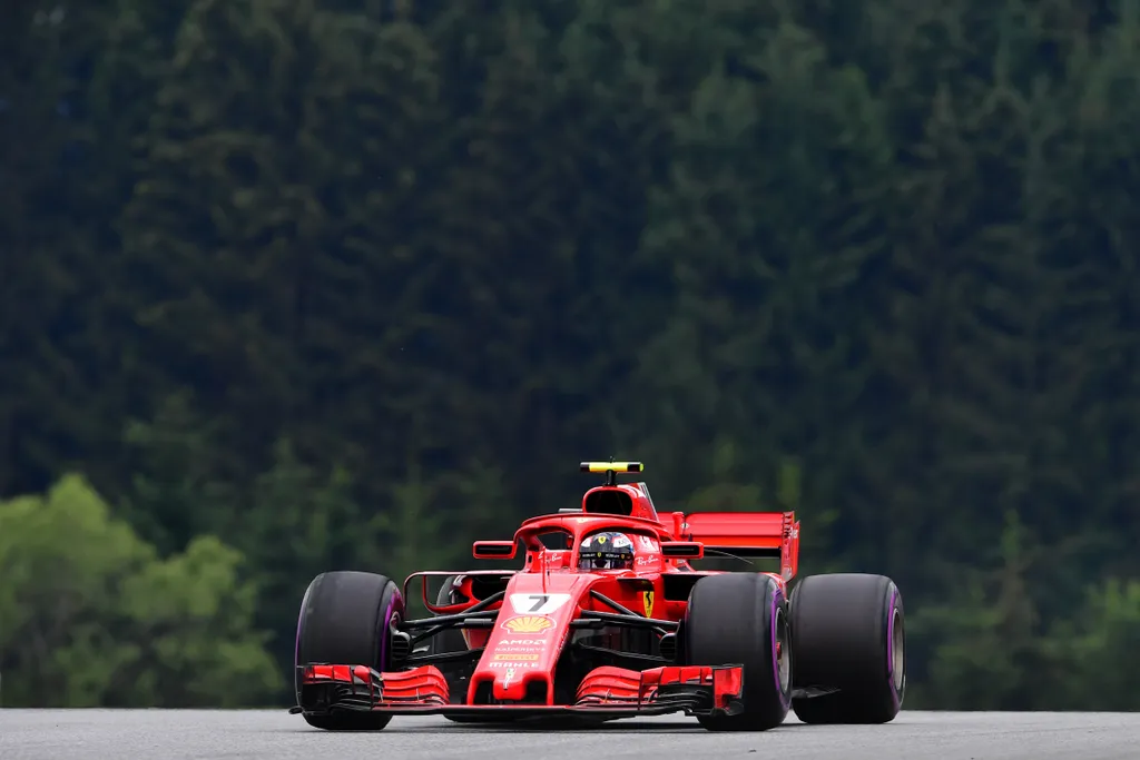 A Forma-1-es Osztrák Nagydíj szombati napja, Kimi Räikkönen, Ferrari 