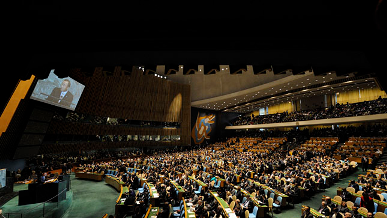 ENSZ közgyűlés, szavazás a  Biztonsági Tanács tagságról, New York, Ban Ki Mun főtitkár 