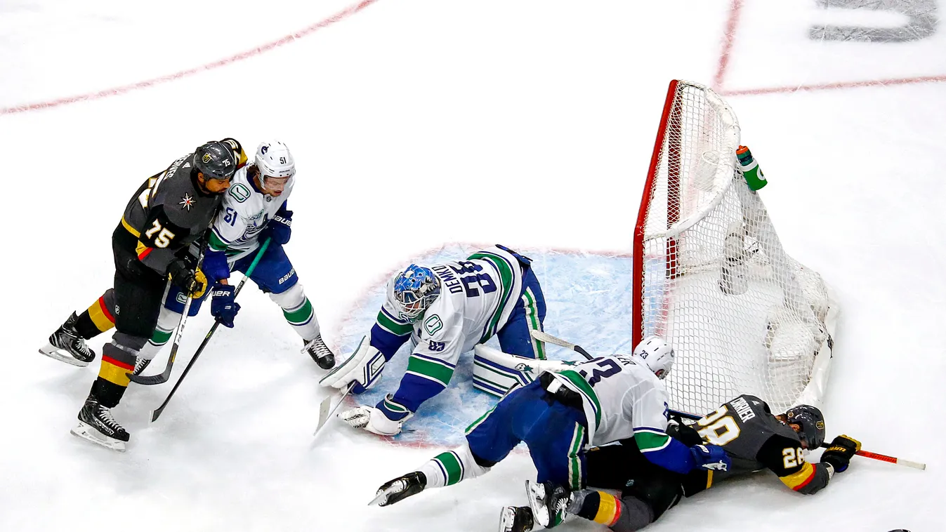 Vancouver Canucks v Vegas Golden Knights - Game Five GettyImageRank2 SPORT ICE HOCKEY national hockey league 