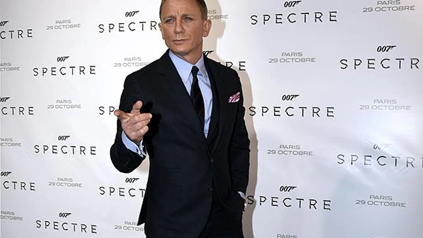 Daniel Craig a SPECTRE párizsi premierjén 