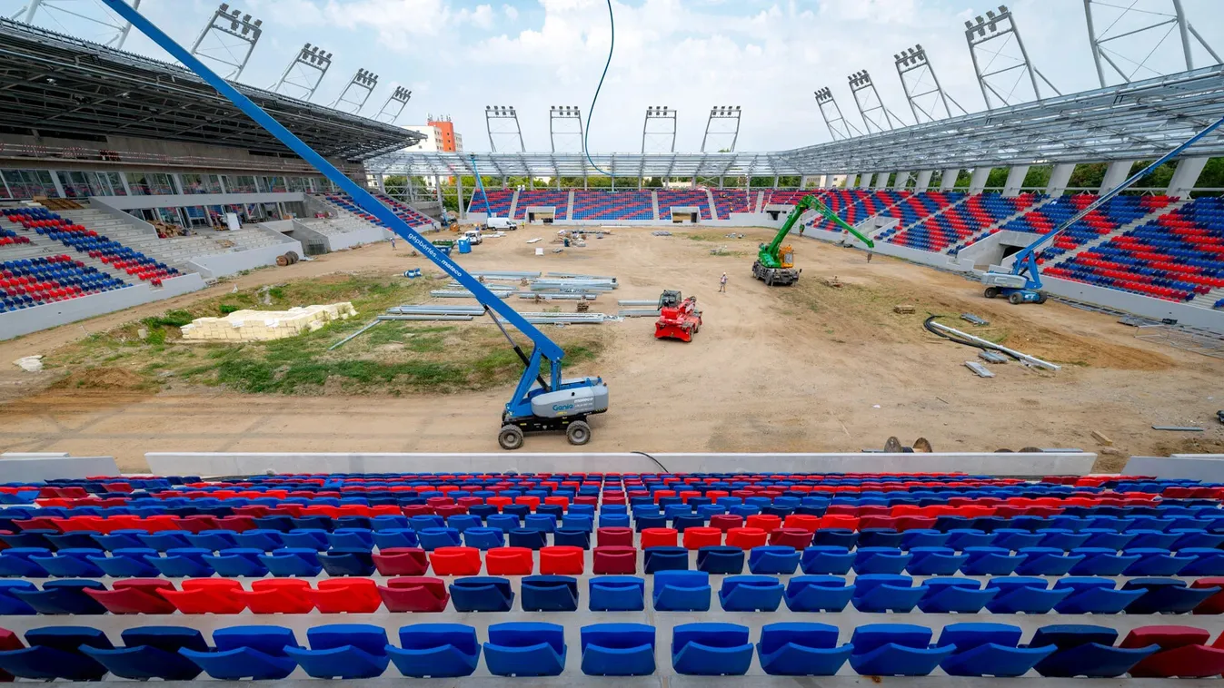 magyarepitok, nyíregyháza, stadion, Épkar Zrt., Nyír-Wetland Generál Zrt., Kezdi magára ölteni végső formáját a nyíregyházi stadion,  Építési és Közlekedési Minisztérium megbízása, 2023. 09. 07. 