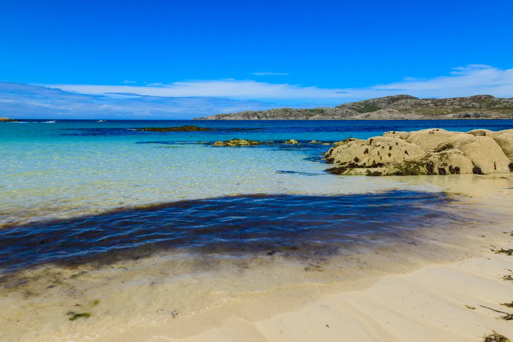 Achmelvich Beach strand Skócia 