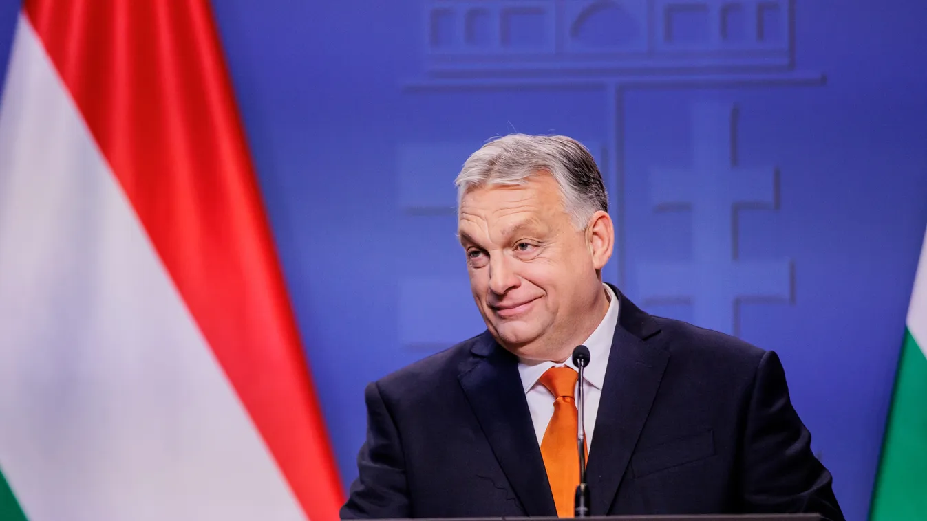 Orbán Viktor, nemzetközi sajtótájékoztató, Karmelita Kolostor, 2022.04.06. 