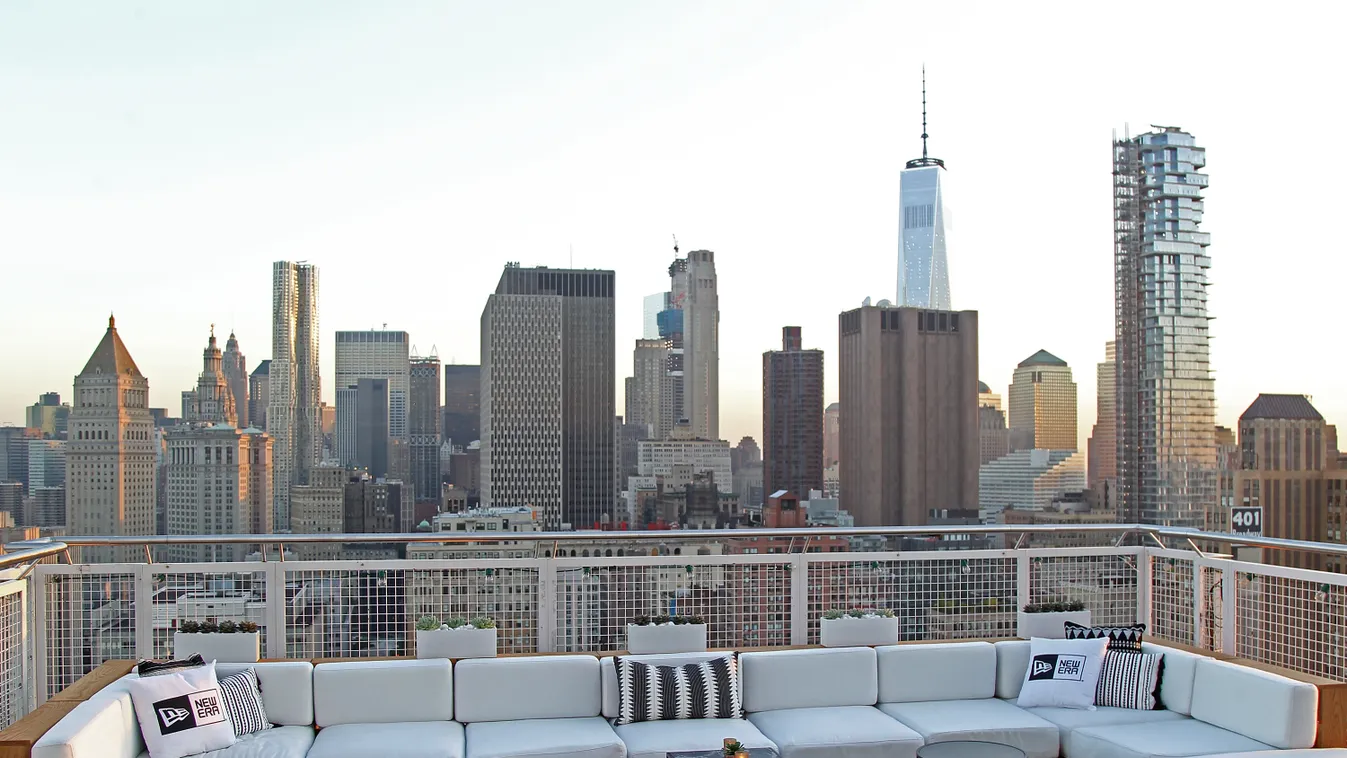 USA társadalmi egyenlőtlenségek New York City gazdag kilátás panoráma 