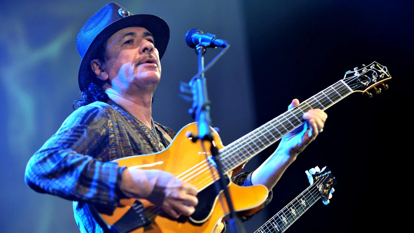 Mexican American rock guitarist, Carlos Santana 