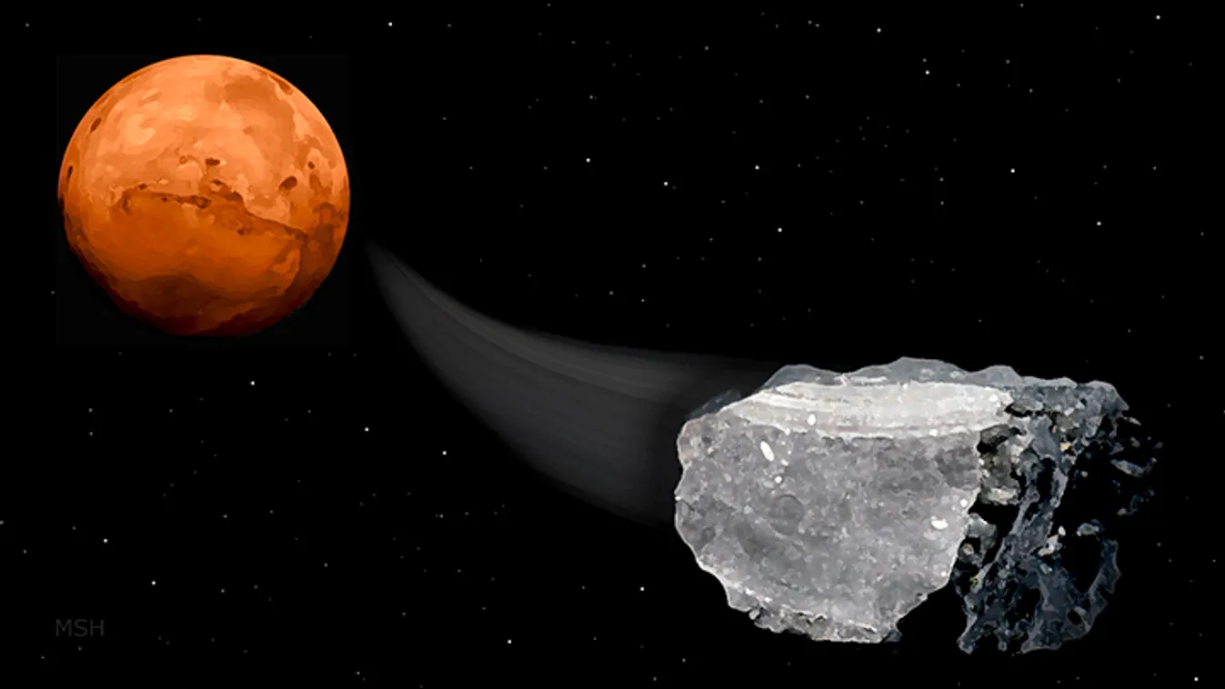 Mars, meteorit, metán 
