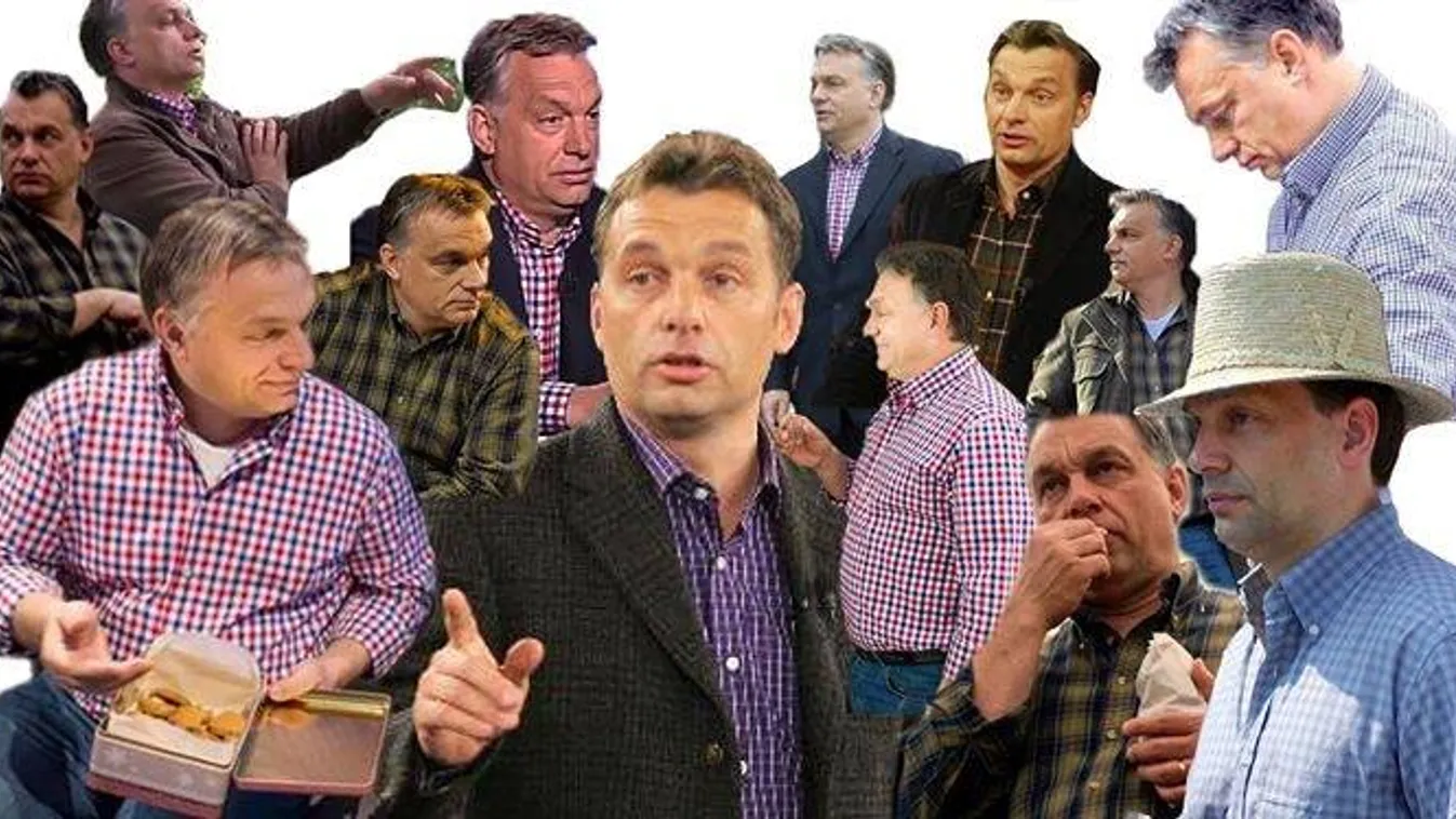 Orbán Viktor, kockás ing, Facebook 