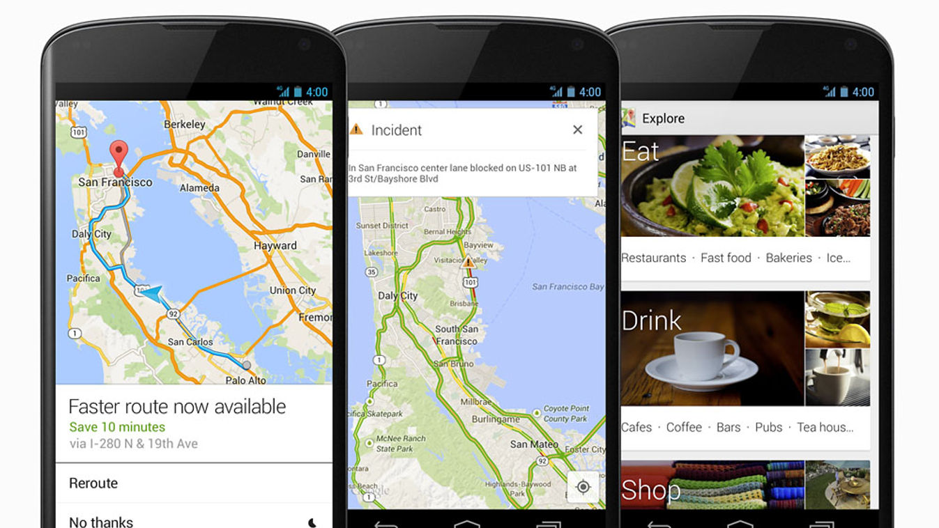 új google maps androidra