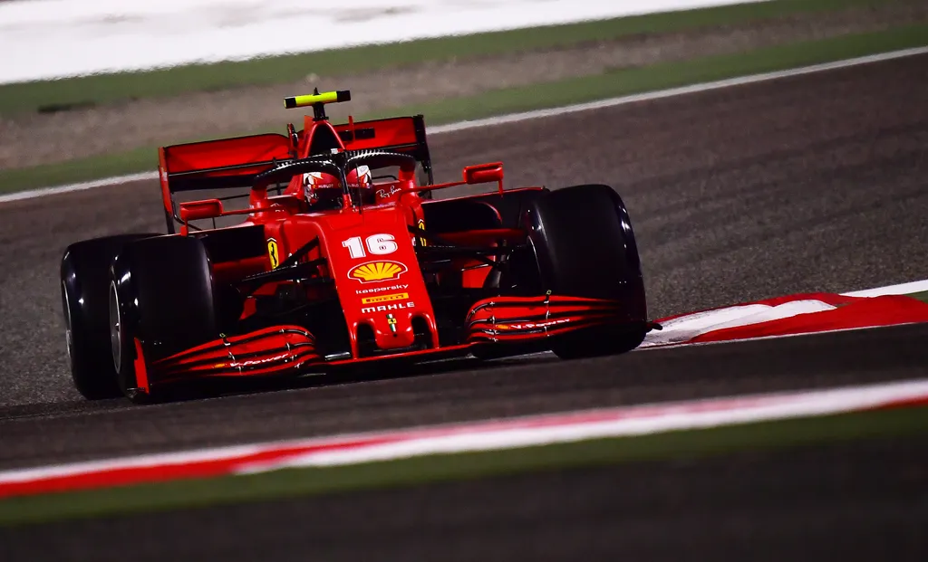 Forma-1, Charles Leclerc, Ferrari, Bahreini Nagydíj, 2020 péntek 
