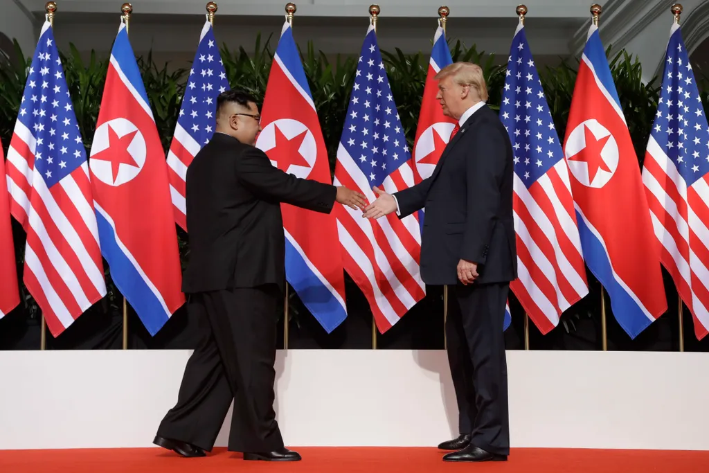 Donald Trump, Ki Dzsongun, csúcstalálkozó, 2018.06.12., GALÉRIA 