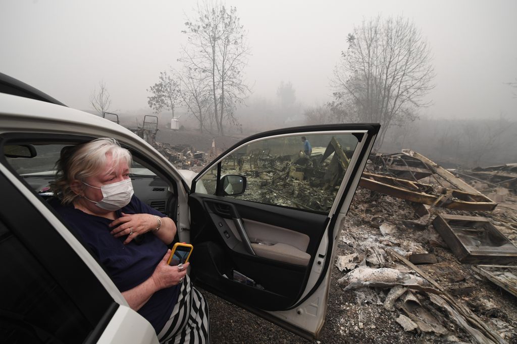 Tűz, félelem és fegyverek Amerika Wildfires in Oregon TOPSHOTS Horizontal 