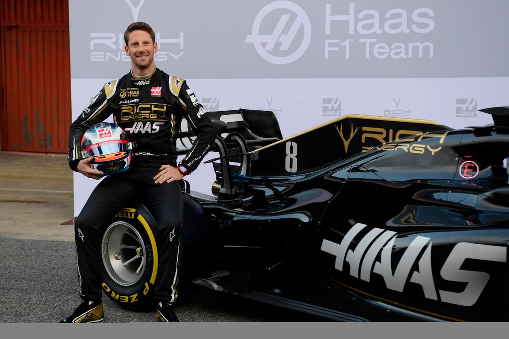 auto-prix HorizontalForma-1, teszt, Barcelona, Haas VF-19, Romain Grosjean 