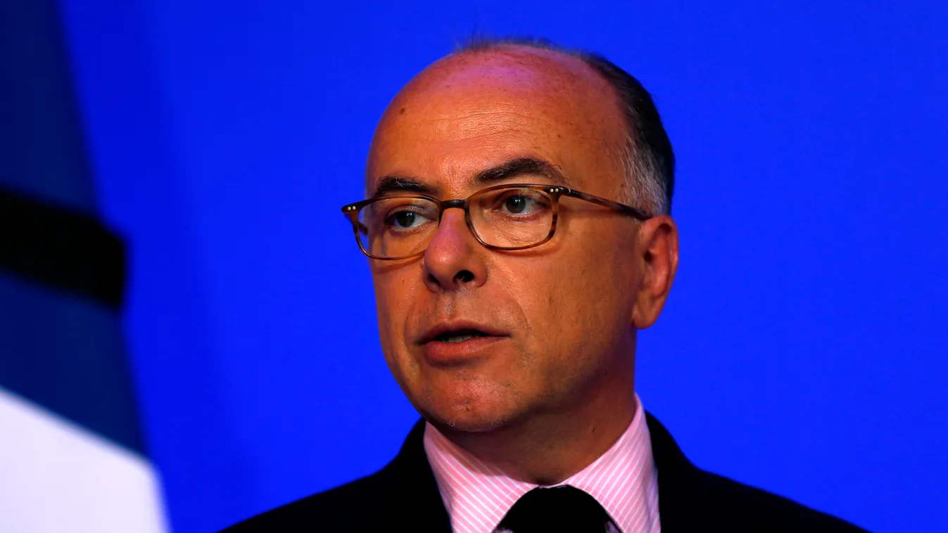 politics Horizontal French Interior Minister Bernard Cazeneuve delivers a statement at Hotel de Beauvau in Paris on July 16, 2016, following the Bastille Day attack in Nice.
French Interior Minister Bernard Cazeneuve on July 16 called "all patriotic citiz