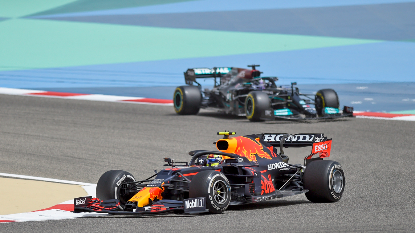 Forma-1, Sergio Pérez, Red Bull Racing, Valtteri Bottas, Mercedes, Bahrein teszt 2. nap 
