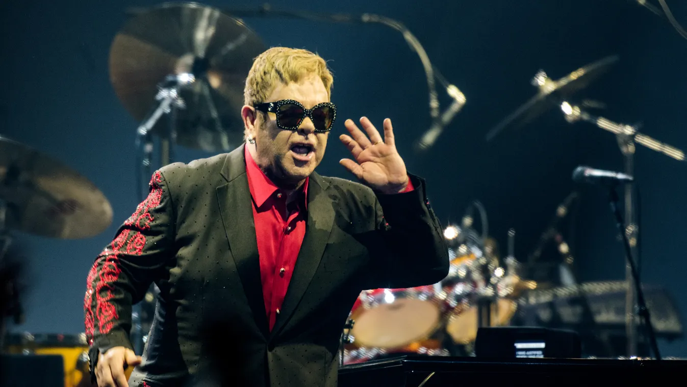 France: Elton John performs in Toulon 