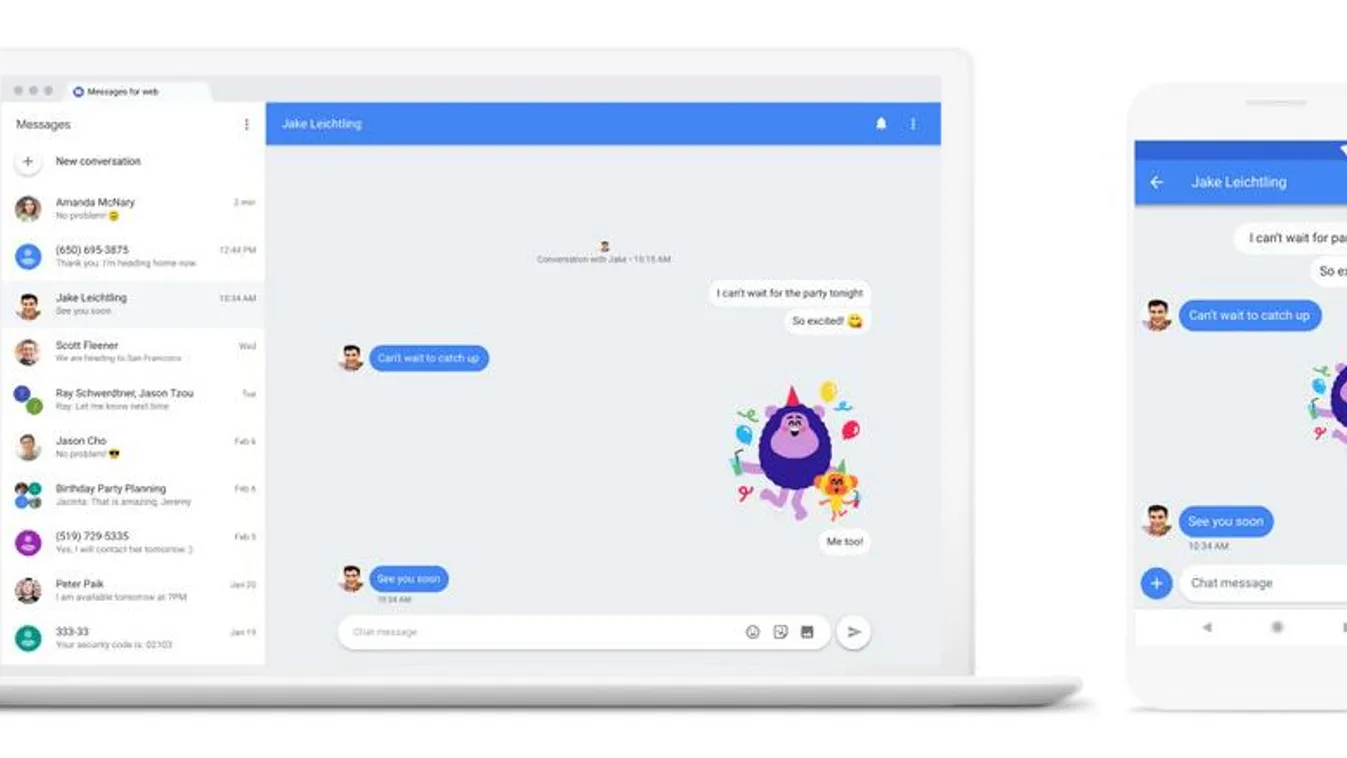 google android messages sms 