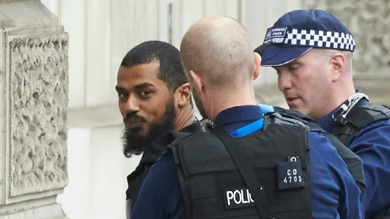 Khalid Mohammed Omar Ali letartóztatása London belvárosában 