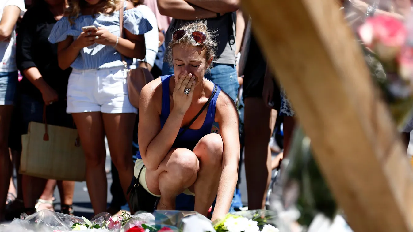 nizza terror franciaország gyász 