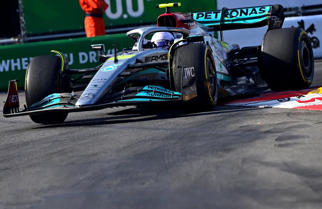 Forma-1, Lewis Hamilton, Mercedes, Monacói Nagydíj 2022, péntek 