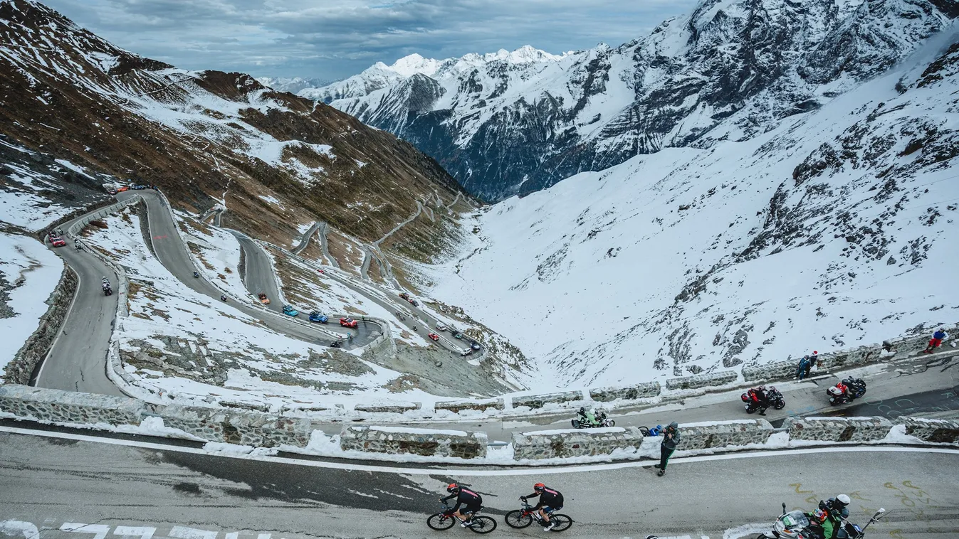 Passo dello Stelvio kerékpár Giro d'Italia 