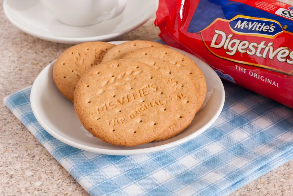 Mcvities, keksz, LOGO, szimbólum, illusztráció, yildiz holding, WREXHAM, anglia 