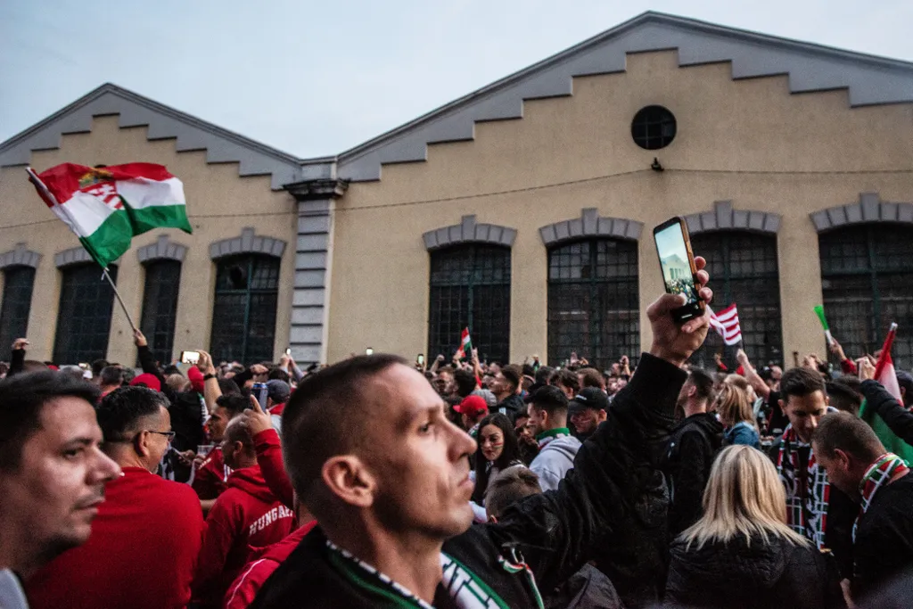 Nemzetek Ligája, UEFA, válogatott, labdarúgás, mérkőzés, futball, labdarúgás, Magyarország-Olaszország, Olaszország, Budapest, Puskás Aréna, szurkolók, vonulás 