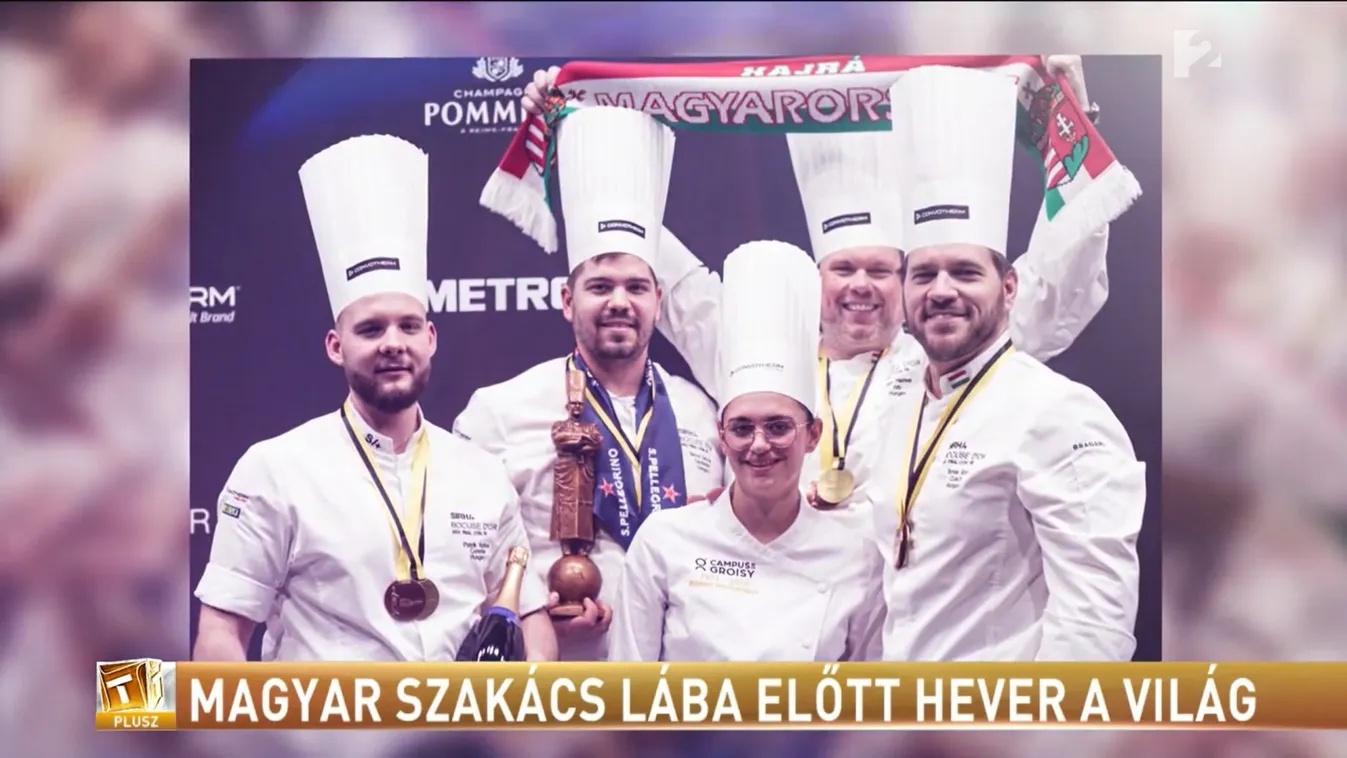 Harmadik helyen végzett Magyarország az idei Bocuse d'or szakácsversenyen 24 csapat közül 