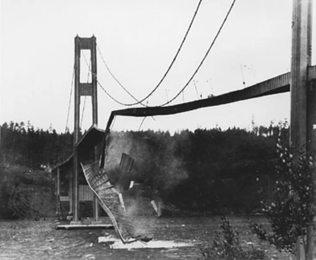 Minden idők legnagyobb mérnöki hibái, katasztrófa, baleset, gyűjtés, 2023, Tacoma Narrows híd összeomlása 