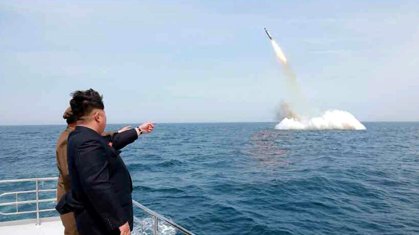 Rakétakísérlet Észak-Koreában 