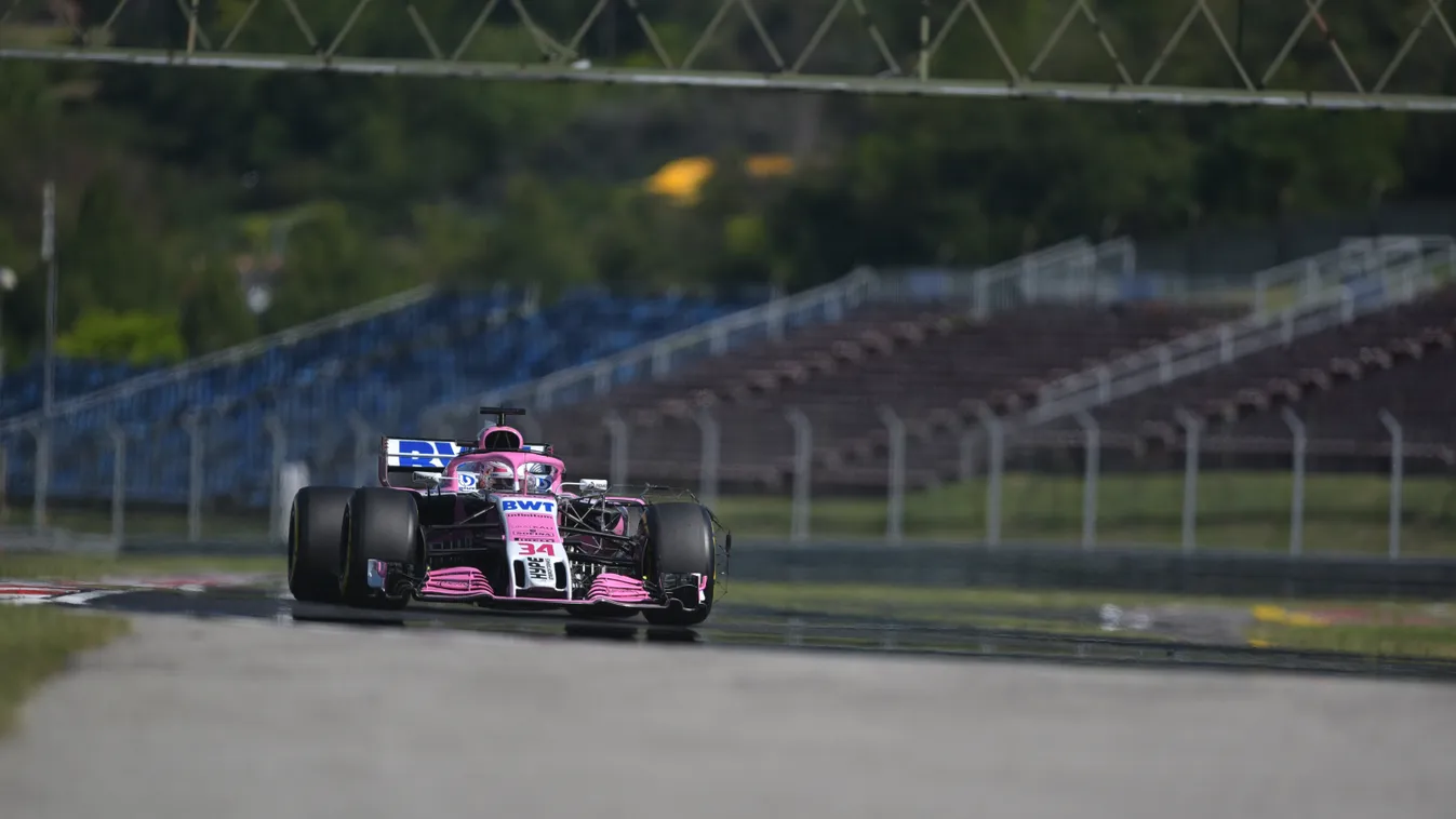 F1-es teszt a Hungaroringen, 1. nap, Nicholas Latifi, Force India 