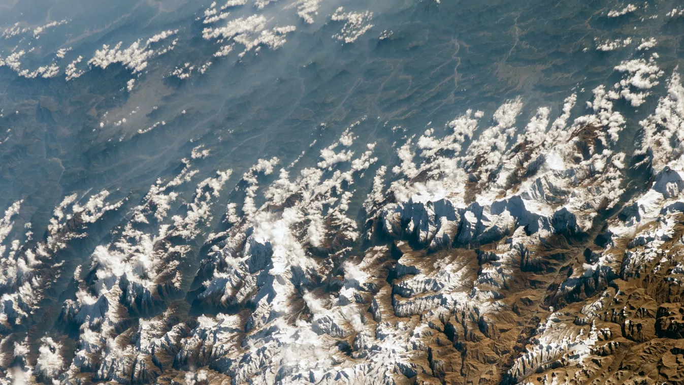 ISS, Annapurna, Manaslu, űrfelvétel, Nemzetközi Űrállomás 